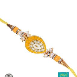 Kaameri Bazaar Brother Rakhi With Greeting Card & Roli Chawal-image-6