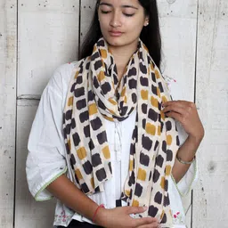 Contrast Living Women Cotton Printed Scarf-10
