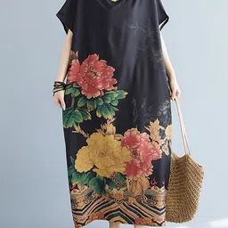 JC Mode Floral Printed Maxi Midi Dress-image-66