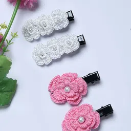 FUNKRAFTS Girls Set of 4 Embellished Alligator Hair Clip-image-76