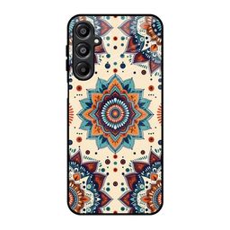 QRIOH Floral Printed Sleek & Lightweight Silicone Samsung Galaxy A16 5G Glass Back Case-image-89