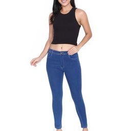 3BUTTERFLIES Women Skinny Fit High-Rise Stretchable Jeans-image-24