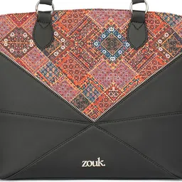 ZOUK Women Abstract Printed Structured Shoulder Bag image 2