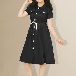 KAARIGARI Fit & Flare Dress-image-83