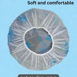 basicare Soft And Comfortable Shower Cap- White image 3