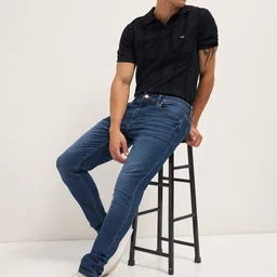 THE BEAR HOUSE Men Skinny Fit Stretchable Jeans-image-77