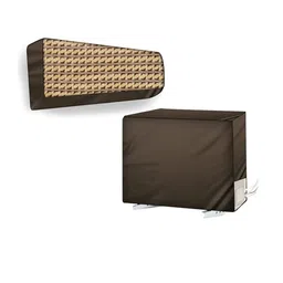 The Furnishing Tree Beige Printed Air Conditioner Cover-image-53