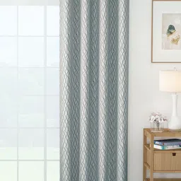 Story@home Grey Room Darkening Long Door Curtain-41