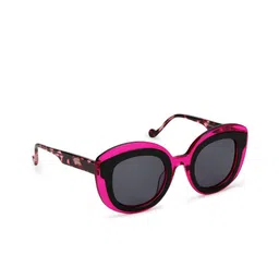 HASHTAG EYEWEAR Women Round Sunglasses with Polarised and UV Protected Lens HTMB1206_C3-image-33