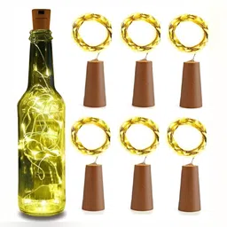 SPARK WORLD Yellow 6 Pieces LED String Lights-44