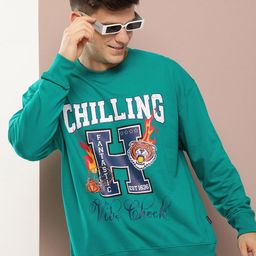 Harvard Pure Cotton Graphic Printed Sweatshirt-image-65