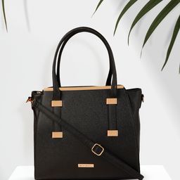 Mast & Harbour Black Solid Shoulder Bag-image-41