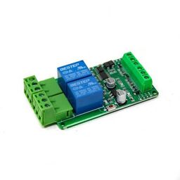 12V Modbus RTU 2, Channels Relay Module, Input Optocoupler, Isolation RS485 MCU image 2