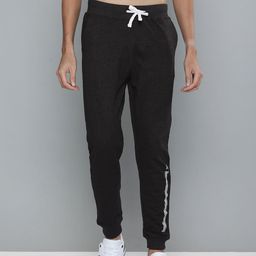 Kook N Keech Men Black Printed Detail Joggers-image-12