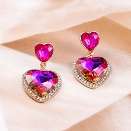 Rubans Heart Shaped Drop Earrings image 1
