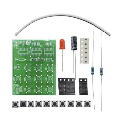 Orange -Multi-purpose simple electronic password lock kit electronic DIY kit Hobbyist, electronics lab Students-29