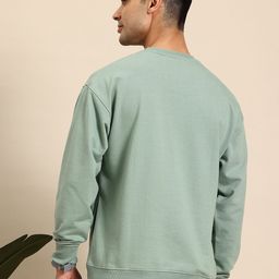 Mast & Harbour Typography Printed Sweatshirt with Insert Pockets image 4