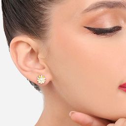 Zaveri Pearls Set Of 25 Contemporary Studs Earrings image 2