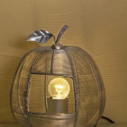 Homesake Silver Apple Contemporary Lamp (Bulb Included) - Set of 1-picture-13