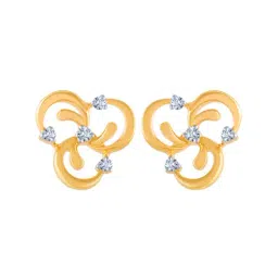 P.C. Chandra Jewellers 18 kt Gold & Diamond Earrings-picture-0