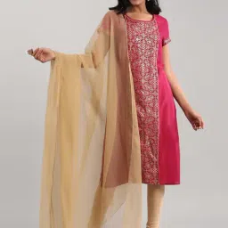 Aurelia Beige Plain Dupatta-picture-32