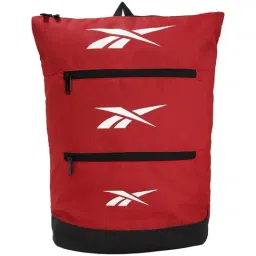 Reebok Red Polyester Solid Backpack - 25 Ltrs-image-30