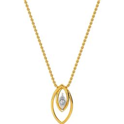 Kisna Diamond & Gold Jewellery 14k Dia Diamond Pendant-image-1