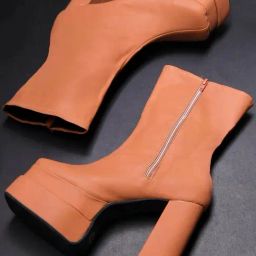 TRYME Women's Tan Booties-image-27