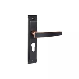 Godrej Door Handle Set 1CK NEH 06 Matte Black Rose, 3744-picture-26