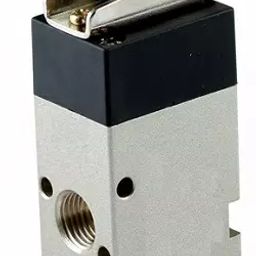 Akari 6.35 mm (1/4") 3/2 Way Roller Lever Valve MSV86322R-24
