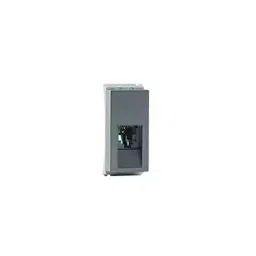 Philips 1 Module RJ11 Connector with Shutter Metallica Grey, 913713971601 image 1