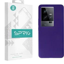 Sprig Liquid Silicone Back Cover for IQOO 11 5G (Purple)-image-73