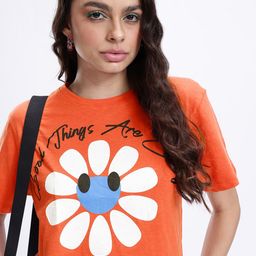 Kook N Keech Pure Cotton Printed Boxy T-shirt-picture-34