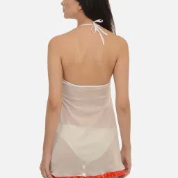 Mod & Shy White Lace Babydoll With G String image 2