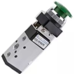 Akari MSV86522PB 6.35 mm (1/4 inch) 5/2 Way Round Button Manual Valve-18