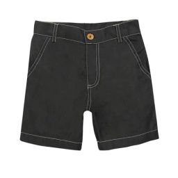 Nino Bambino Kids Black Solid Shorts-image-25