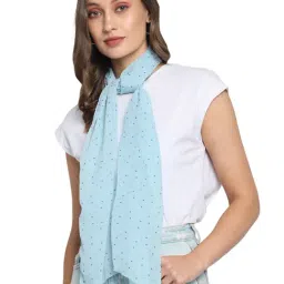 Trend Arrest Blue Printed Scarf-picture-11