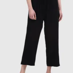Global Republic Black Comfort Fit Trousers-image-56