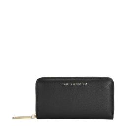 Tommy Hilfiger Lucy Plus Black Solid Zip Around Wallet for Women-image-35