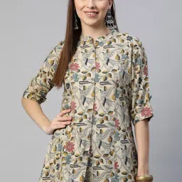 Divena Beige Printed Top-image-15