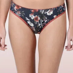 Enamor Navy Printed Hipster Panty-image-46