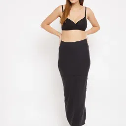Secrets By ZeroKaata Black Saree Shapewear-image-10