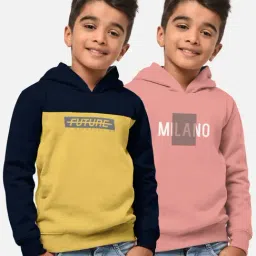 HELLCAT Yellow & Pink Printed Full Sleeves T-Shirt (Pack Of 2)-picture-23