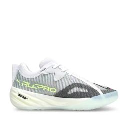 Puma Unisex Nitro White & Mint Melt Basketball Shoes-picture-3