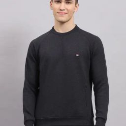 Monte Carlo Black Regular Fit Sweatshirt-picture-23