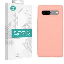 Sprig Back Cover for GOOGLE PIXEL 7A 5G (Pink)-31