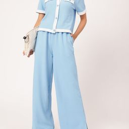 DressBerry Textured Contrast Trim Co-ords-picture-13