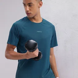 HRX by Hrithik Roshan Raglan Sleeves Rapid-Dry Training T-shirt-picture-5