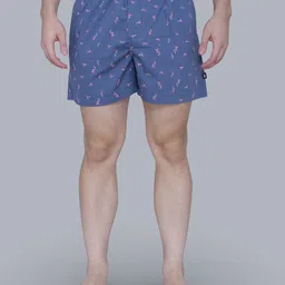 RENZ Men Printed Cotton Boxers RBX3008_M-image-49