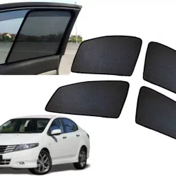 Auto Pearl Side Window Sun Shade Cover for Mahindra Bolero Neo (Black)-image-87